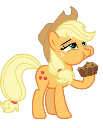 Laughing Apple Pony, Cartoon, My_Little_Pony, Applejack, easy, famous