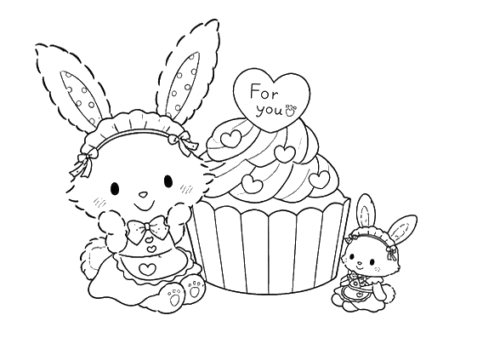 Little Bunny, Cartoon, animal_drawing, easy, JP, CN