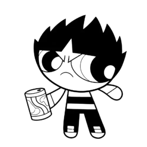 Little Butch, Cartoon, Powerpuff_Girls, Butch, easy, US