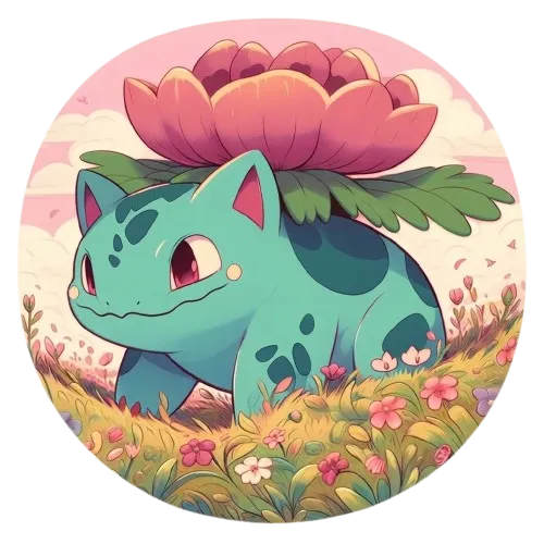 Lotus Bulbasaur, Cartoon, Pokemon, ivysaur, normal, famous