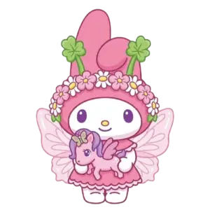 Melody Color Detail Elf, Cartoon, sanrio, my_melody, easy, famous