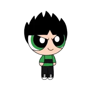 Mini Butch, Cartoon, The_Powerpuff_Girls, Butch, easy, famous