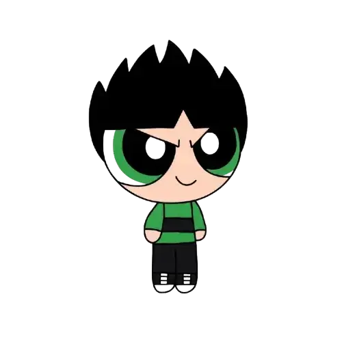 Mini Butch, Cartoon, The_Powerpuff_Girls, Butch, easy, famous