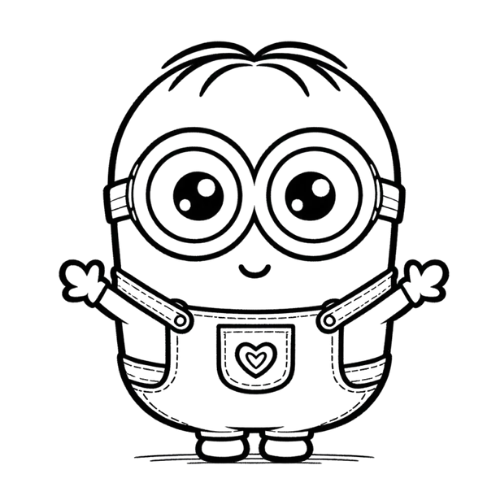 Minion Baby, Cartoon, Despicable_Me, minion, easy, famous