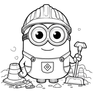 Minion Mining, Cartoon, despicable_me, minion, easy, famous