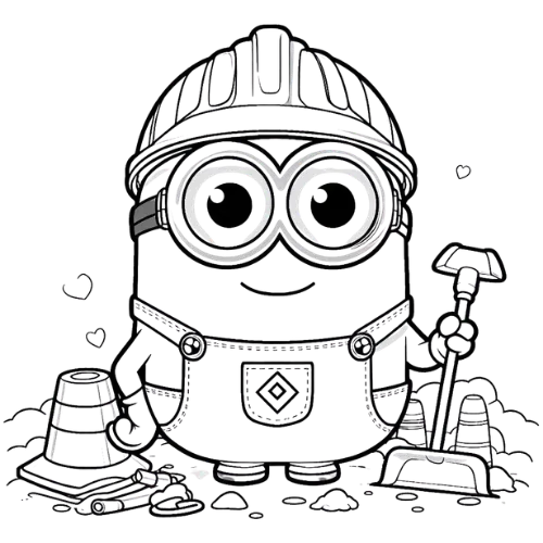 Minion Mining, Cartoon, despicable_me, minion, easy, famous
