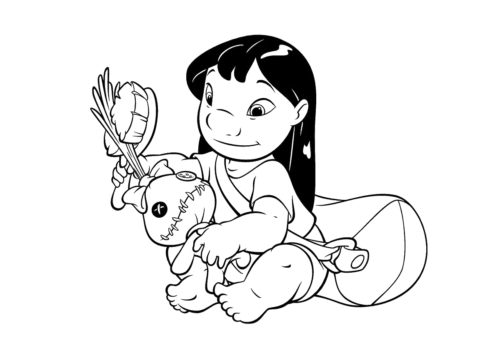 Moana Mermaid, Cartoon, Lilo_and_Stitch, Lilo, normal, famous