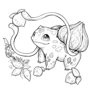 Nature Bulbasaur, Cartoon, pokemon, bulbasaur, easy, famous