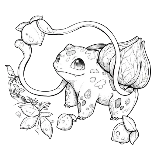 Nature Bulbasaur, Cartoon, pokemon, bulbasaur, easy, famous