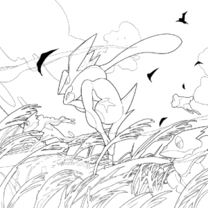 Nature Greninja, Cartoon, abstract_art, hard, US, FR