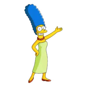 Outstretched Arm, Cartoon, The_Simpsons, Marge_Simpson, easy, famous