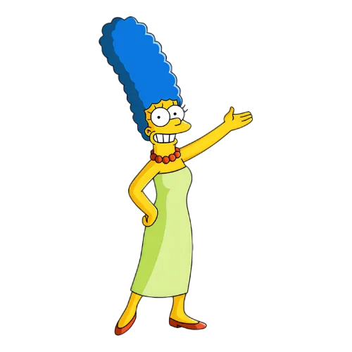Outstretched Arm, Cartoon, The_Simpsons, Marge_Simpson, easy, famous
