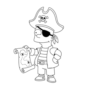 PIRATE COSTUME, Cartoon, pirate, easy, US, GB
