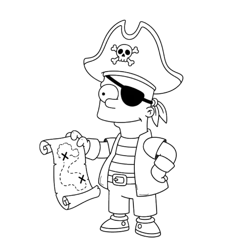 PIRATE COSTUME, Cartoon, pirate, easy, US, GB