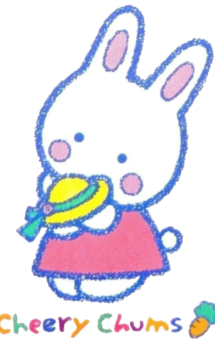 Pastel Bunny Portrait, Cartoon, cheery_chums, bunny, easy, CN