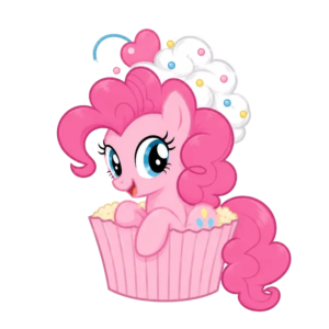Pink Pony Head, Cartoon, My_Little_Pony, Pinkie_Pie, easy, famous