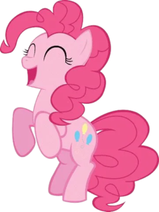 Pink Pony Portrait, Cartoon, My_Little_Pony, Pinkie_Pie, easy, famous
