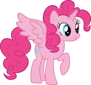 Pink Pony Smiling, Cartoon, My_Little_Pony, Pinkie_Pie, easy, famous
