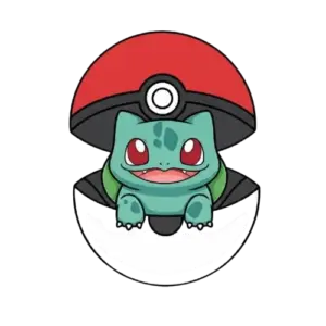 Pokeball Bulbasaur, Cartoon, Pokemon, Bulbasaur, easy, famous