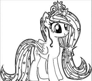 Princess Pony Coloring (2), Cartoon, My_Little_Pony, unknown_character, normal, famous