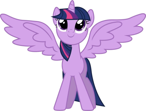 Princess Twilight Wings Spread, Cartoon, my_little_pony, twilight_sparkle, easy, famous