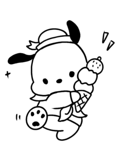Puppy Watering Plant, Cartoon, Sanrio, Cinnamoroll, easy, famous