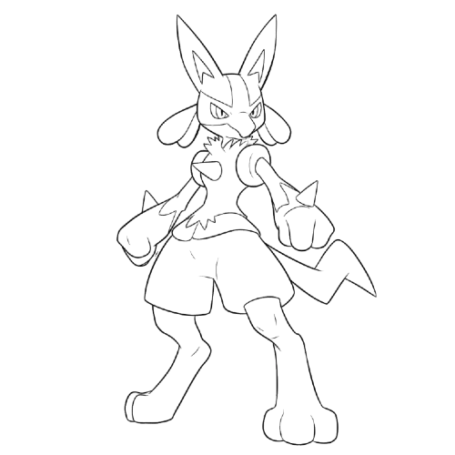 Ribbon Lucario, Cartoon, pokemon, lucario, normal, famous