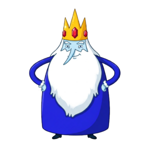 Smirk Ice King, Cartoon, Adventure_Time, Ice_King, easy, famous