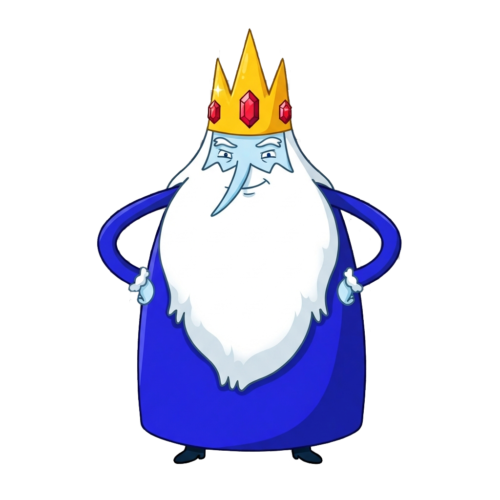 Smirk Ice King, Cartoon, Adventure_Time, Ice_King, easy, famous