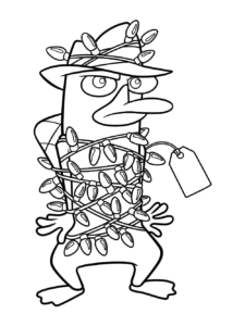Scribble Character, Cartoon, Phineas_and_Ferb, Perry_the_Platypus, normal, famous