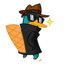 Secret Agent Perry, Cartoon, Perry, cool, color, no event