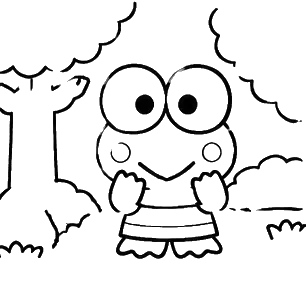 Shy Frog, Cartoon, keroppi, easy, JP, CN