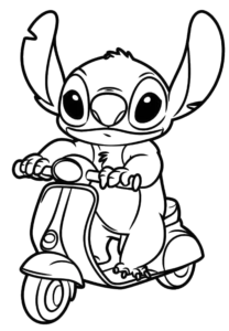 Shy Stitch, Cartoon, Lilo_and_Stitch, Stitch, easy, famous