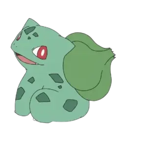Side Bulbasaur, Cartoon, Pokemon, Bulbasaur, easy, famous