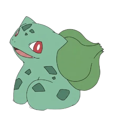 Side Bulbasaur, Cartoon, Pokemon, Bulbasaur, easy, famous