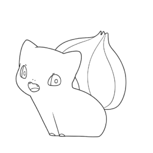 Simple Bulbasaur, Cartoon, squirrel, easy, US, CA