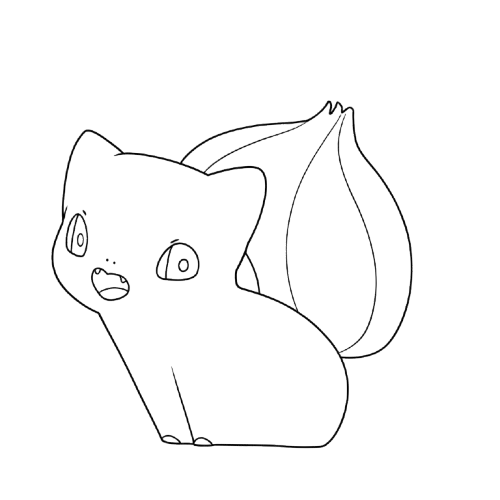 Simple Bulbasaur, Cartoon, squirrel, easy, US, CA