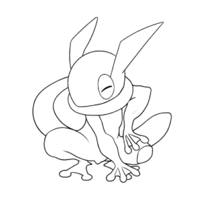 Simple Greninja, Cartoon, pokemon, greninja, normal, famous