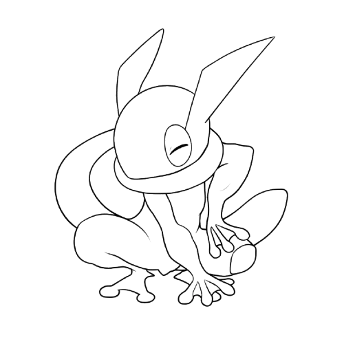 Simple Greninja, Cartoon, pokemon, greninja, normal, famous