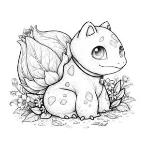 Sitting Bulbasaur, Cartoon, pokemon, bulbasaur, normal, famous