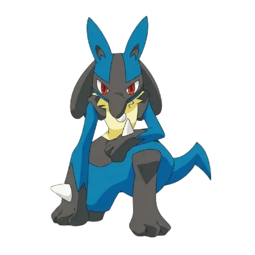 Sitting Lucario, Cartoon, Pokemon, Lucario, normal, famous