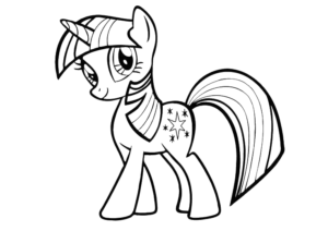 Small Pony Walking, Cartoon, My_Little_Pony, Twilight_Sparkle, easy, famous