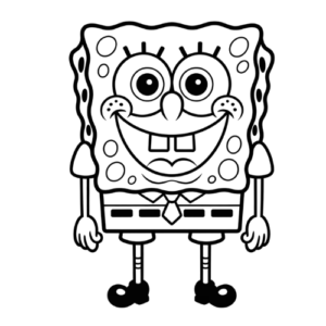 SpongeBob Average, Cartoon, SpongeBob_SquarePants, SpongeBob, easy, famous