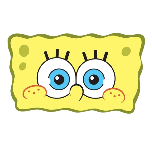 SpongeBob Happy Eyes, Cartoon, SpongeBob_SquarePants, SpongeBob, easy, famous