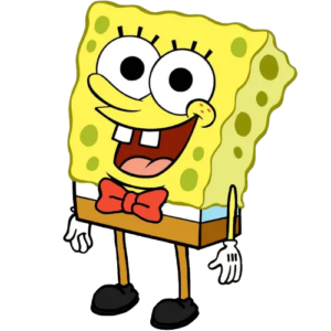 SpongeBob Close Eyes, Cartoon, SpongeBob_SquarePants, SpongeBob, easy, US
