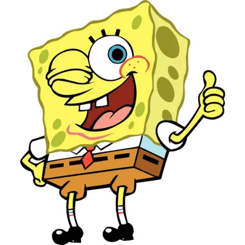 SpongeBob Like Pose, Cartoon, SpongeBob_SquarePants, SpongeBob, easy, famous
