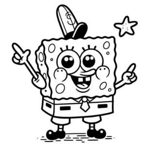 SpongeBob Sport, Cartoon, SpongeBob_SquarePants, SpongeBob, easy, famous