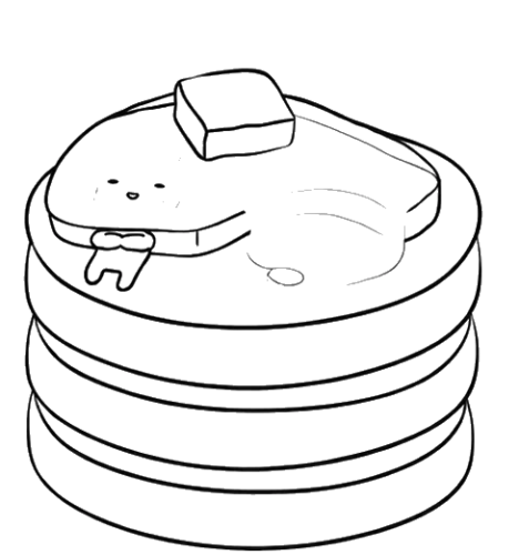 Stack Of Pancakes, Cartoon, portable_fan, easy, KR, JP