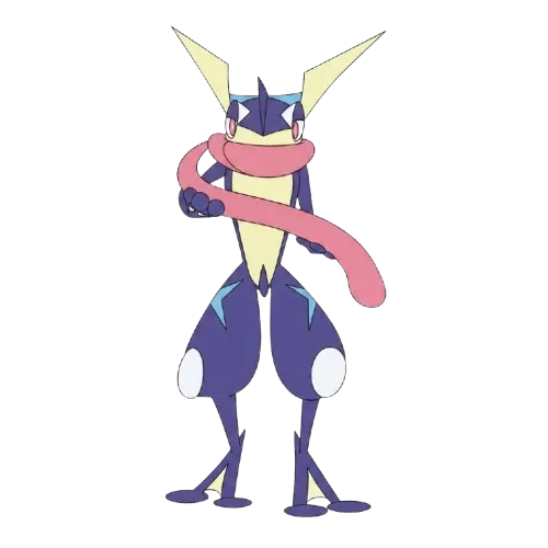 Standing Greninja, Cartoon, pokemon, greninja, normal, famous
