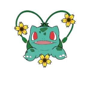 Sunflower Bulbasaur, Cartoon, pokemon, bulbasaur, easy, famous